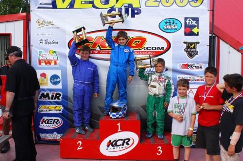 Podium KCR 2009 course 1