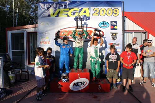 Podium KCR Karting 6 septembre 2009